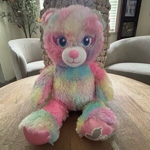 Build A Bear Fairy Friend Plush Stuffed Animal Bear Pastel